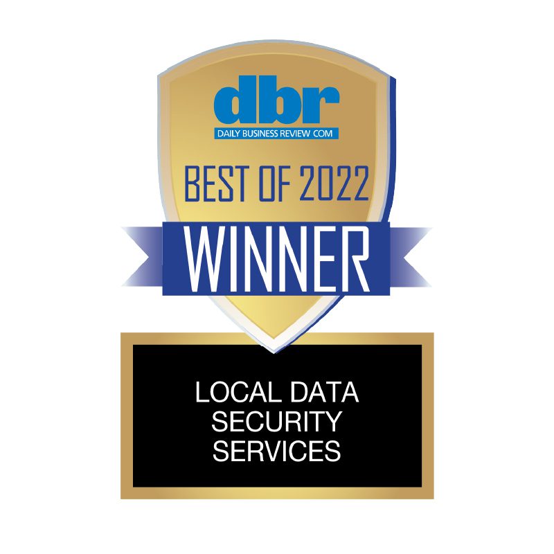 Emblem Winner for DBR best local data security services