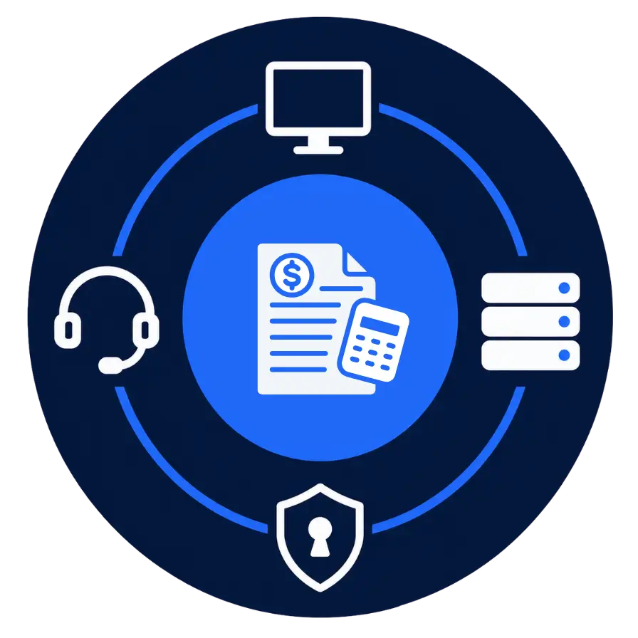 Managed IT and cybersecurity pricing estimate calculator